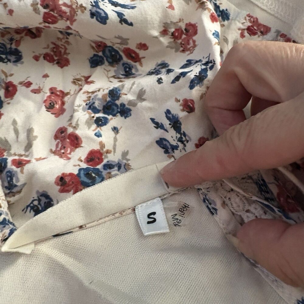 Magnolia South Dress Size Small  Sundress Floral Spaghetti Straps - Picture 9 of 10